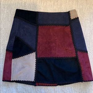 Romeo & Juliet suede skirt